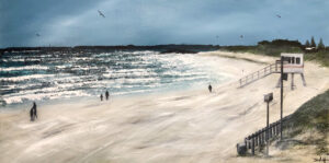 Sea breeze is in! Scarborough Beach, Western Australia.